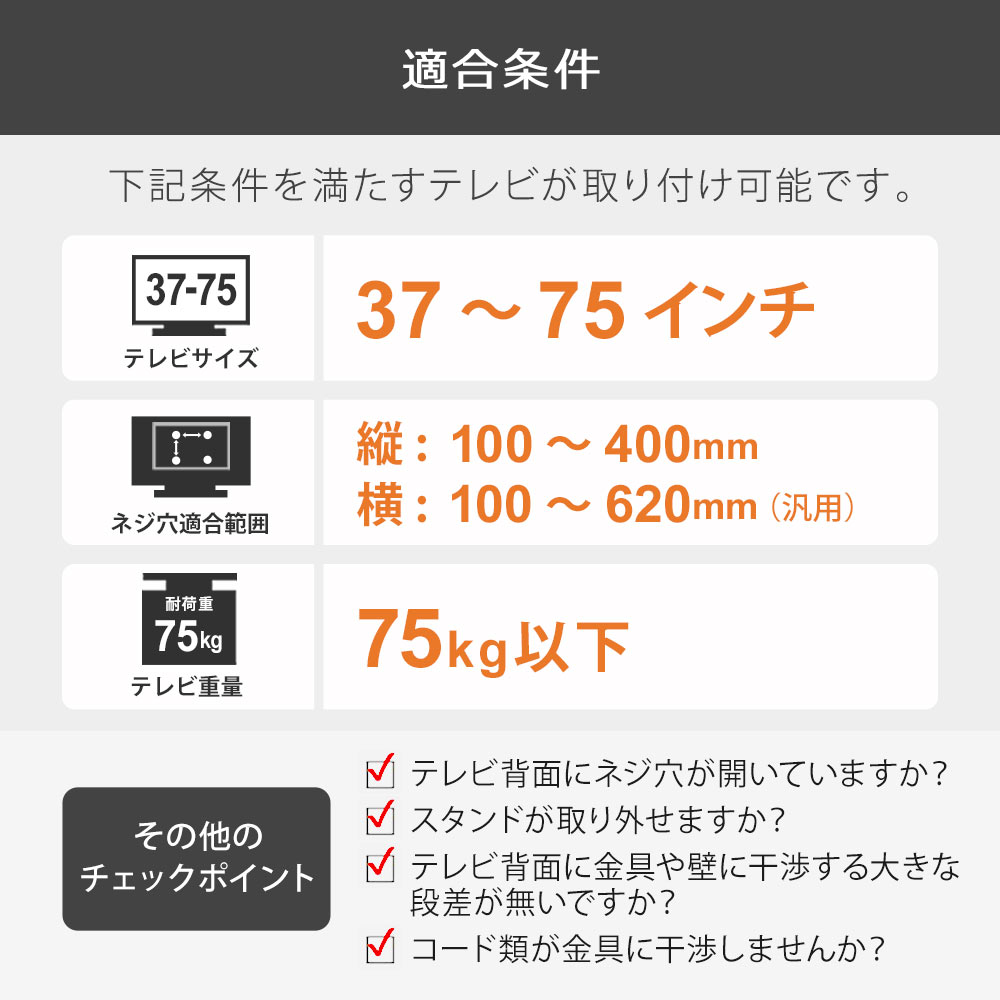 適合条件