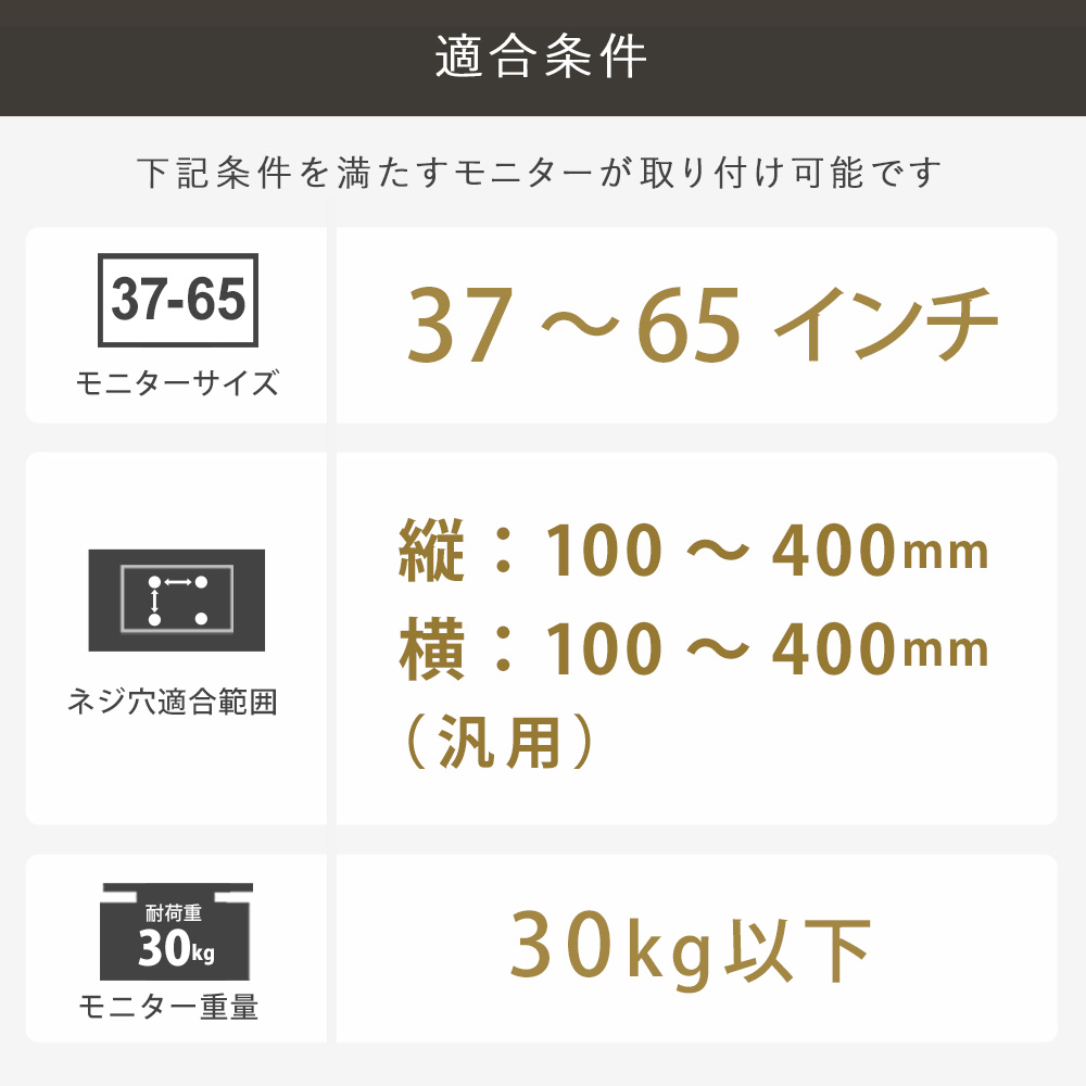 適合条件