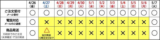 年末年始休業日